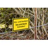 tradercat Einfahrt Tag und Nacht freihalten Sign Sticker Made of