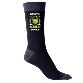 Print4U Bampi's Lucky Golf Men's Black Socks Golfing Men's Birthday Father's Day