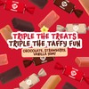 Funtasty Caramel Candy Mix - Vanilla, Strawberry, Chocolate - Taffy