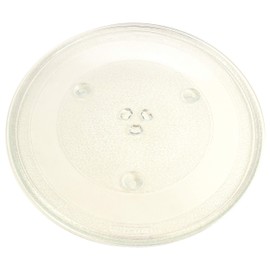 HQRP 13 1/2" Glass Turntable Tray Compatible with Panasonic F06015Q00AP 30QBP4119 TJF06015Q00AP NN-G463MF NN-G464WF NN-S443BF NN-SA651S NN-SD691S Microwave Oven Cooking Plate 13.5-inch 340mm