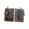 Intercession Tapestry Rosary Pouch Keepsake (Guadalupe - St Michael)