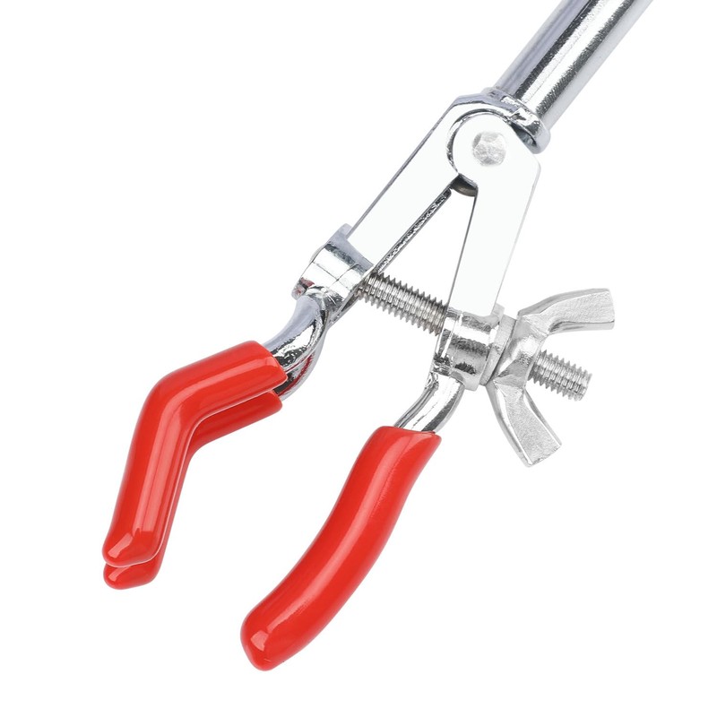 stonylab Small 3-Prong Adjustable Clamp, Sturdy Finger-Style Multipurpose Swivel Clamp