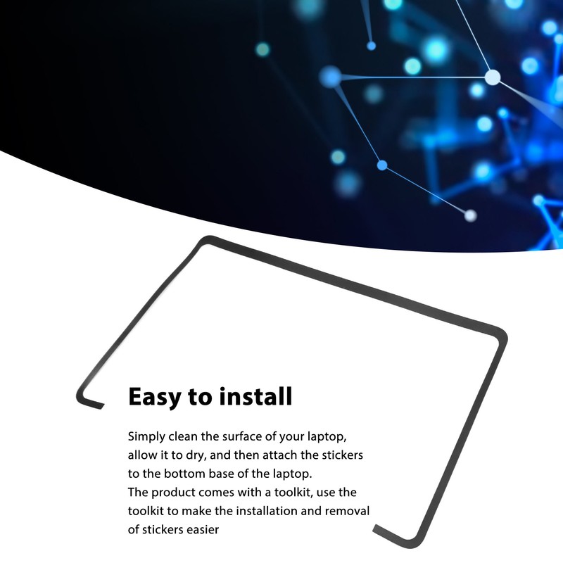 Laptop Back Cover Frame Sticker for Book Studio 14.4 Inch