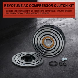 REVOTUNE AC Compressor Clutch Kit Compatible with Ford E150, E250, E350, Escape, Explorer, F150, F250, F350, Focus, Ranger