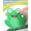Aowplc Spring Make-a-Face Stickers for Kids 48 Sheets Mix 'n