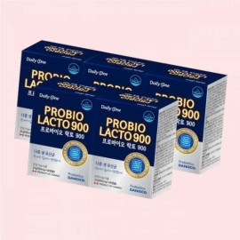 Daily One Probio Lacto 900 Lactobacillus, 10 billion CFU, 60 capsules, 5 bottles 2146290638 4899703 / 데일리원 프로바이오 락토 900 유산균 보장균 100억 CFU 60캡슐 5통 2146290638 4899703
