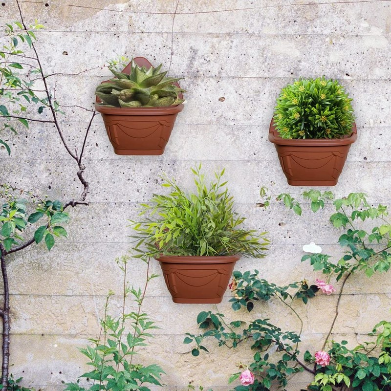 PHG Wall Flower Planters | Outdoor Plastic Planters | Balcony