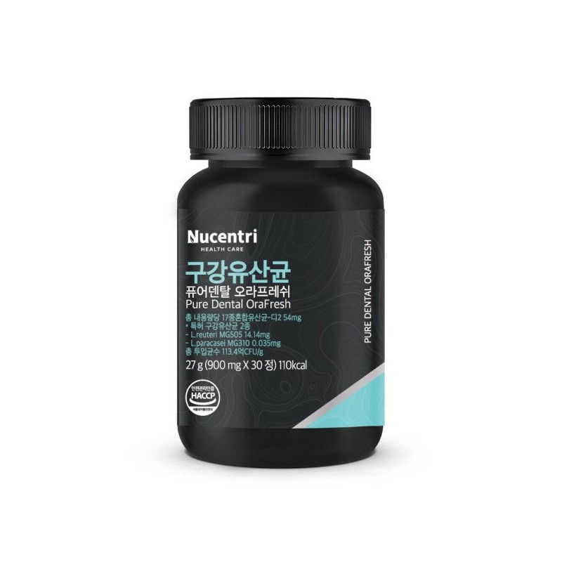 구강유산균 퓨어덴탈 오라프레쉬 구강 유래 특허 유산균 핀란드산 자일리톨 3개