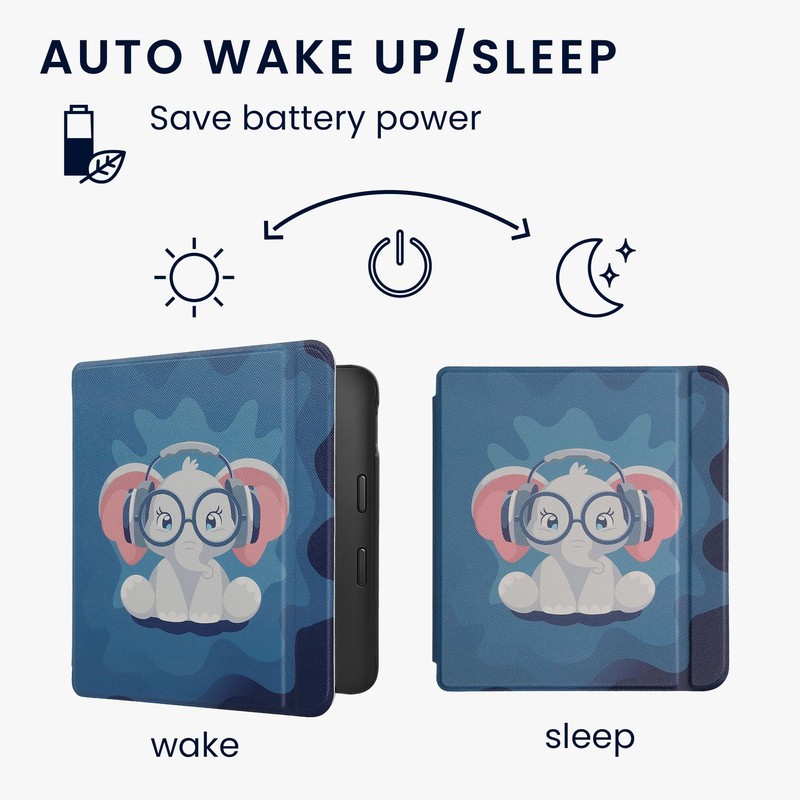 kwmobile Flip Case Compatible with Kobo Libra 2 Case -