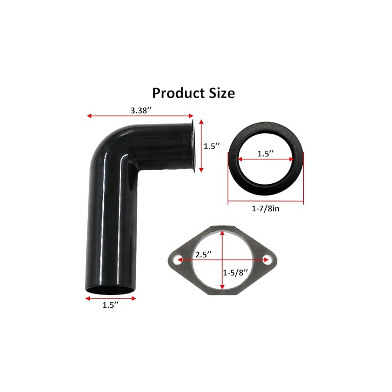 Garbage Disposal Drain Elbow Replacement for Moen Garbage Disposal Drain