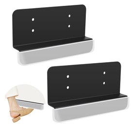 MENGMENGYAO Cabinet Foot Pull for Trash Drawer,Foot Pull for Trash Cabinet Drawer,Under Cabinet Foot Pull Handle,Cabinet Foot Opener for Drawers Bins(2, Black)