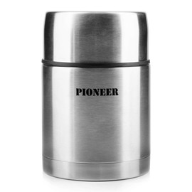 Pioneer Alimenti da 700 ml con Isolamento sottovuoto, a Tenuta stagna, Struttura a Doppia Parete in Acciaio Inossidabile, Mantiene Il Calore per 8 Ore e Il Freddo per 24 Ore, Perfetto per zuppe