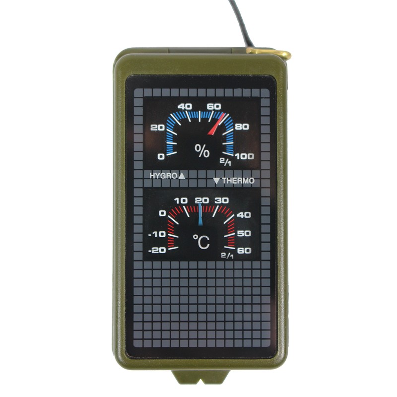 Mil-Tec 10 Functions Map Compass Schwarz Einheitsgröße