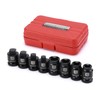 MIXPOWER 8 Pieces 1/2-inch Drive Pipe Plug Socket Set, SAE,