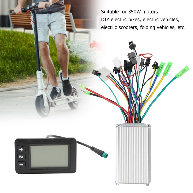 36V 48V 350W Electric Bike Brushless Motor Controller LCD Panel