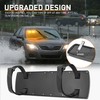 Nilight Amber 48LED Visor Strobe Lights Interior Windshield Emergency Warning