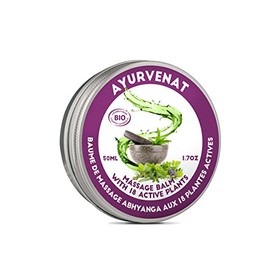 Celestial Oms Ayurvedic Massage Balm with 18 plants BIO