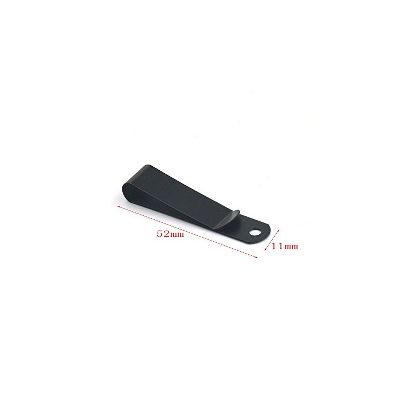 50 Pcs Black Belt Clip 52 x 11mm 2" X