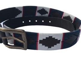 Serguio Rogetti Polo Belt Leather Embroidered Unisex Gaucho Argentina Strong Argentinian Style