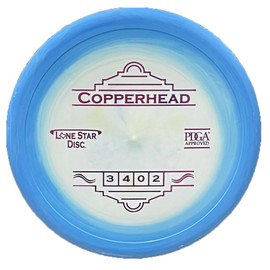 Lone Star Disc Glow Copperhead | Slightly Overstable Disc Golf Approach Disc | 170g+ | Glows in The Dark | Great Driving Putter | Colors May Vary