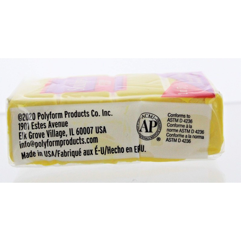Premo Sculpey Polymer Clay 2oz-Cadmium Yellow