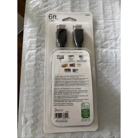 Universal HDMI Cable GE 6 ft 4kUHD Premium for All Brands