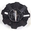 Fuel Gloss Black with Black Rivets Wheel Center Cap ONE