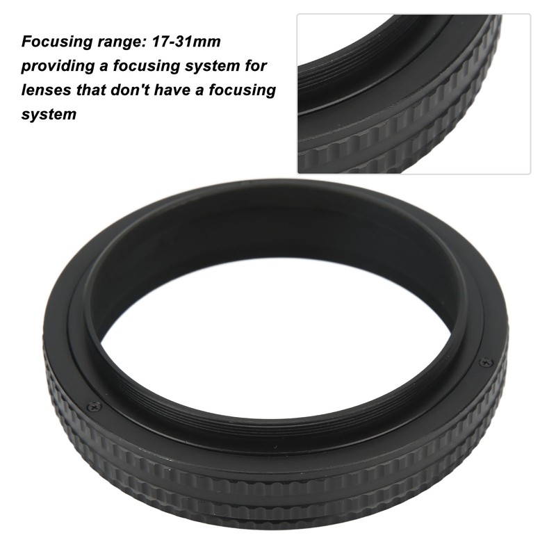 Focusing Helicoid Adapter 17‑31mm M77 to M77 Aluminum Alloy Focusing