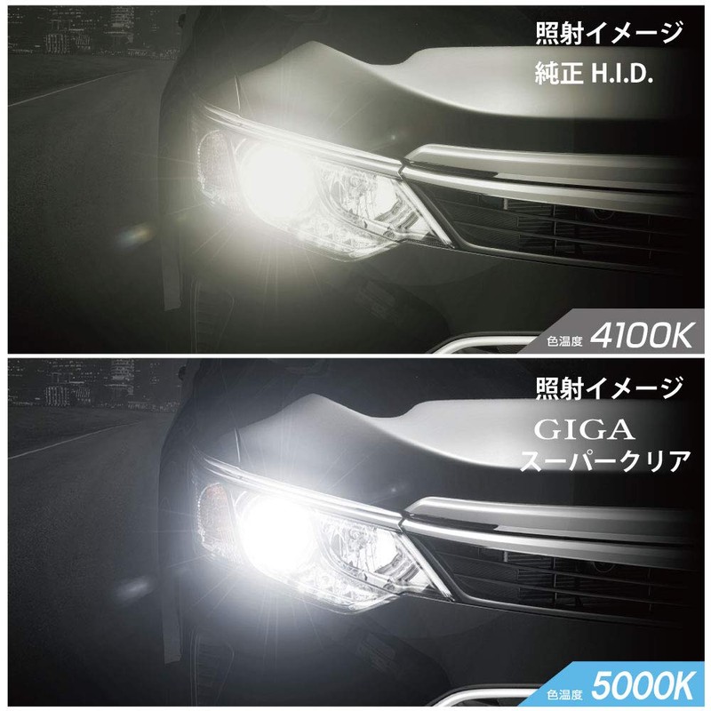 Carmate Car HID Genuine Replacement Bulb GIGA Super Clear D2R