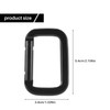 Ahvqevn Mountaineering Button, D-Shaped Spring Buckle, Multifunctional Square Carabiner, Aluminum