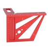 Woodworking Ruler Multifunctional Angle Measuring Ruler Aluminum Alloy Square Tool