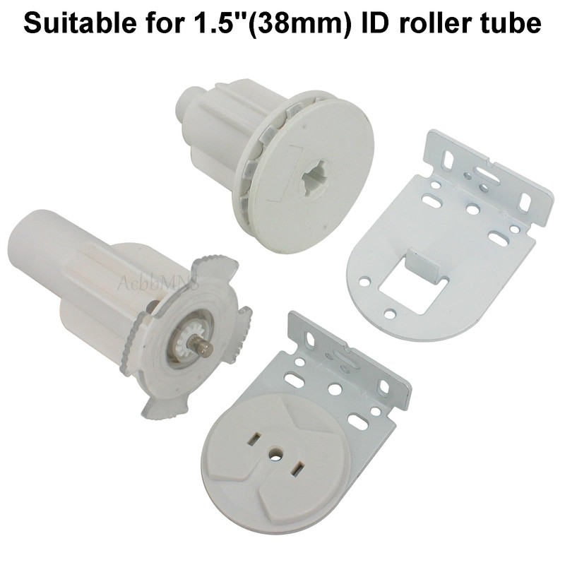 AcbbMNS 38mm Roller Blind Fittings Replacement Repair Kit, 2Pcs Roller