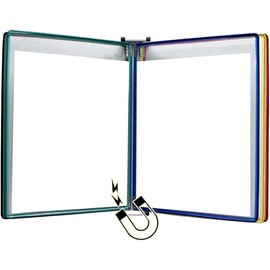 Carpeta de documentos, Carpeta,Carpeta de comparti Carpeta de pared con pantalla A4, A4 [8,26 pulgadas  11,69 pulgadas] 10 bolsillos, adjunta al...   