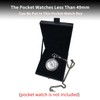 Kchss Box For Pocket Watches Portable Single Pocket Watch Case