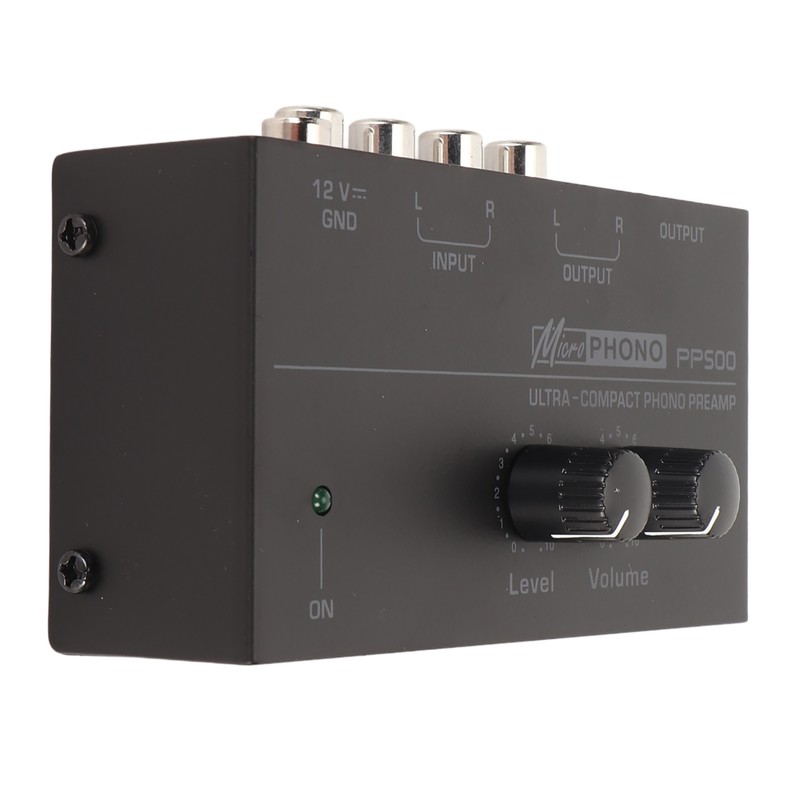 Phono Turntable Preamp Ultra Low Noise Independent Volume Control Phono