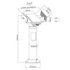 Maclean MC-847 Universal EC Card Terminal Holder Card Reader Holder