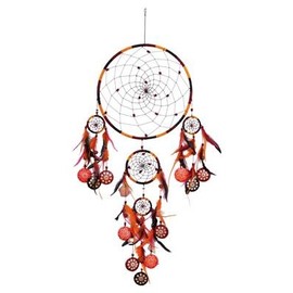 Dream Catcher Coconut Ceramic Orange Burgundy 90 cm