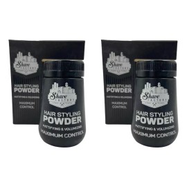 The Shave Factory 2 Ceras En Polvo, Volumen, Mate Fijación A Tu Cabello Profes