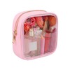 Ebbniur Clear Makeup Bag for Purse 2 Pcs Small Nylon