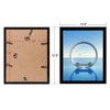 MENNTHUI 10x12 Black Picture Frame, Wall Mounting Horizontally or Vertically,