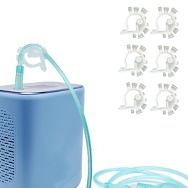 Okueejur 6PCS Oxygen Hose Tubing Holders – Prevent Kinks & Tangles, Support Smooth Airflow, Compatible with Portable Oxygen Concentrators, Easy-to-Use Clips to Keep Oxygen Tubing Secure & Organized