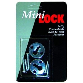 MiniLOCK Handrail Fastener 2 Pack Mini Lock Rail to Post Fastener New