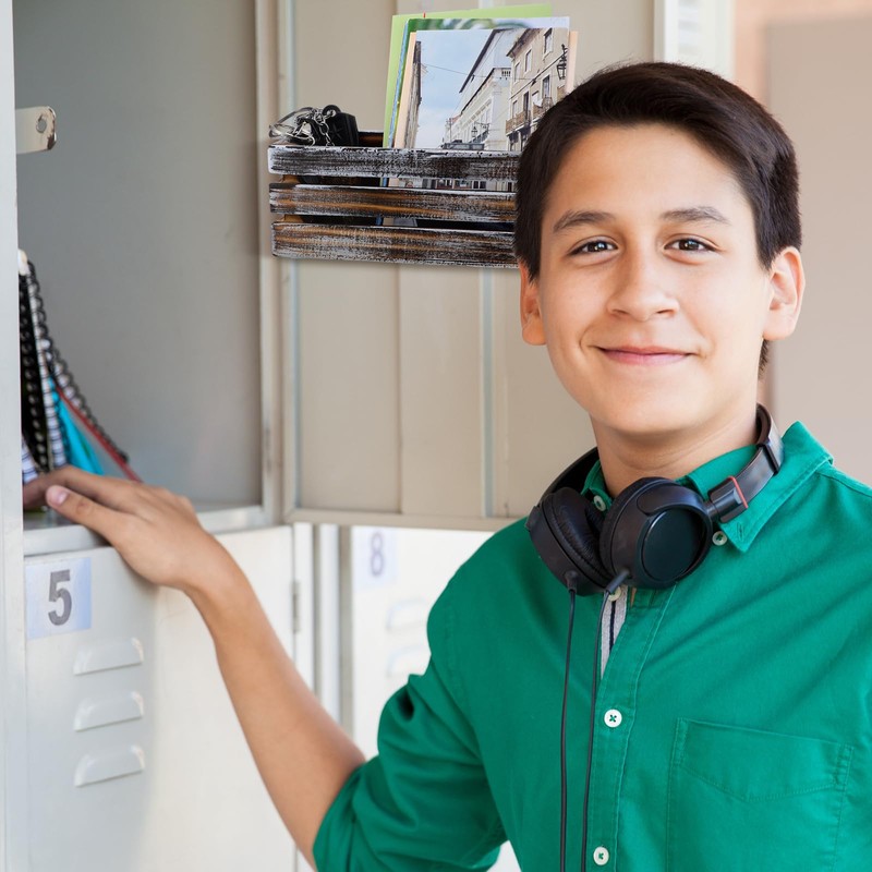 Tatuo 4 Pack Magnetic Wood Whiteboard Marker Holder Burnt Wood
