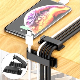 ELII ELII 327 PCS Cable Management Kit 4 Cable Cable Sleeves,65 Cable Clips with 13Cord Holders,25 Roll Cable Organizer Straps,200 Fastening Cable Ties,20 Cable Zip Tie Mounts for Computer (Black)