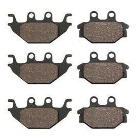 Factory Spec, Front & Rear Semi-Metallic Brake Pads for Kawasaki Brute Force 300 fits 2012-2024 KVF300