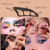 Lidschatten Schablone,4 Stück Silikon Eyeliner Schablonen,Lidschatten-Führungs Werkzeug,Augen-Make-up-Hilfe,Wiederverwendbares Lidschatten Hilfstool,Eyeshadow Tool
