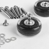 Pack of 4 Suitcase Castors Replacement Wheels, 50 x 18