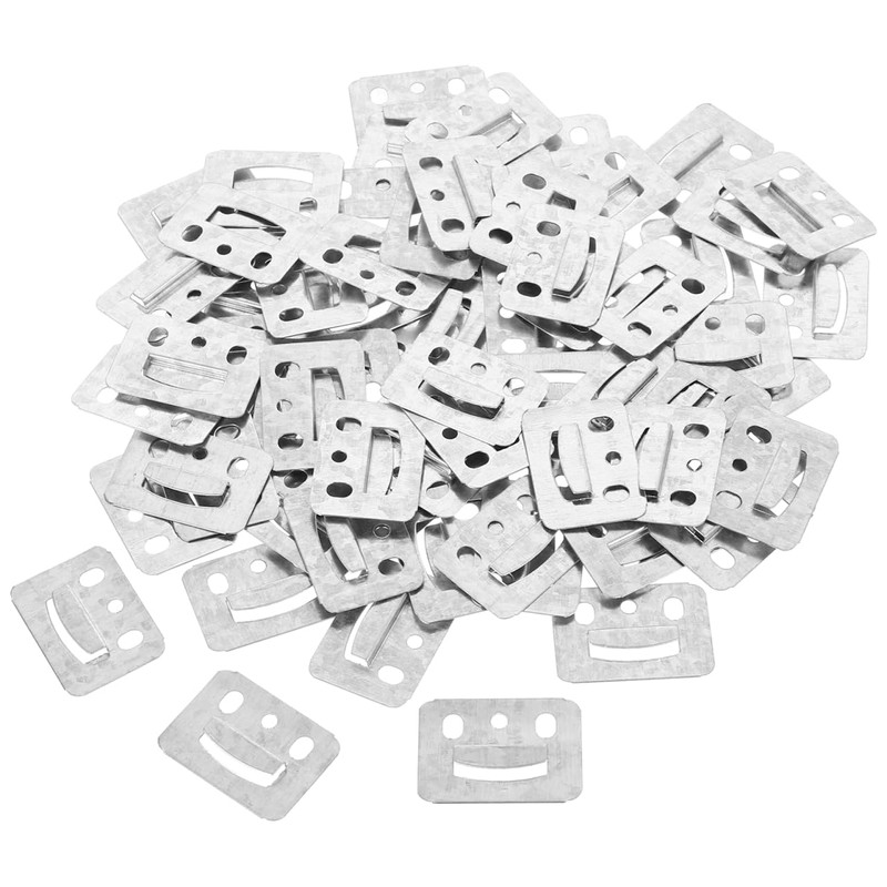 GLEAVI 100Pcs Galvanized Wall Panel Clips Buckles for Wainscoting Panel