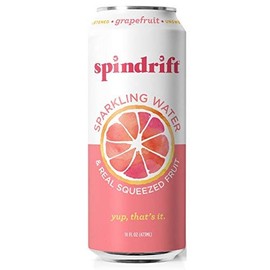 Spindrift Sparkling Water, 16-Fluid-Ounce Cans, Pack of 8 (Grapefruit)