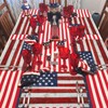 American Flag 4th of July Placemats Set of 6 13x19